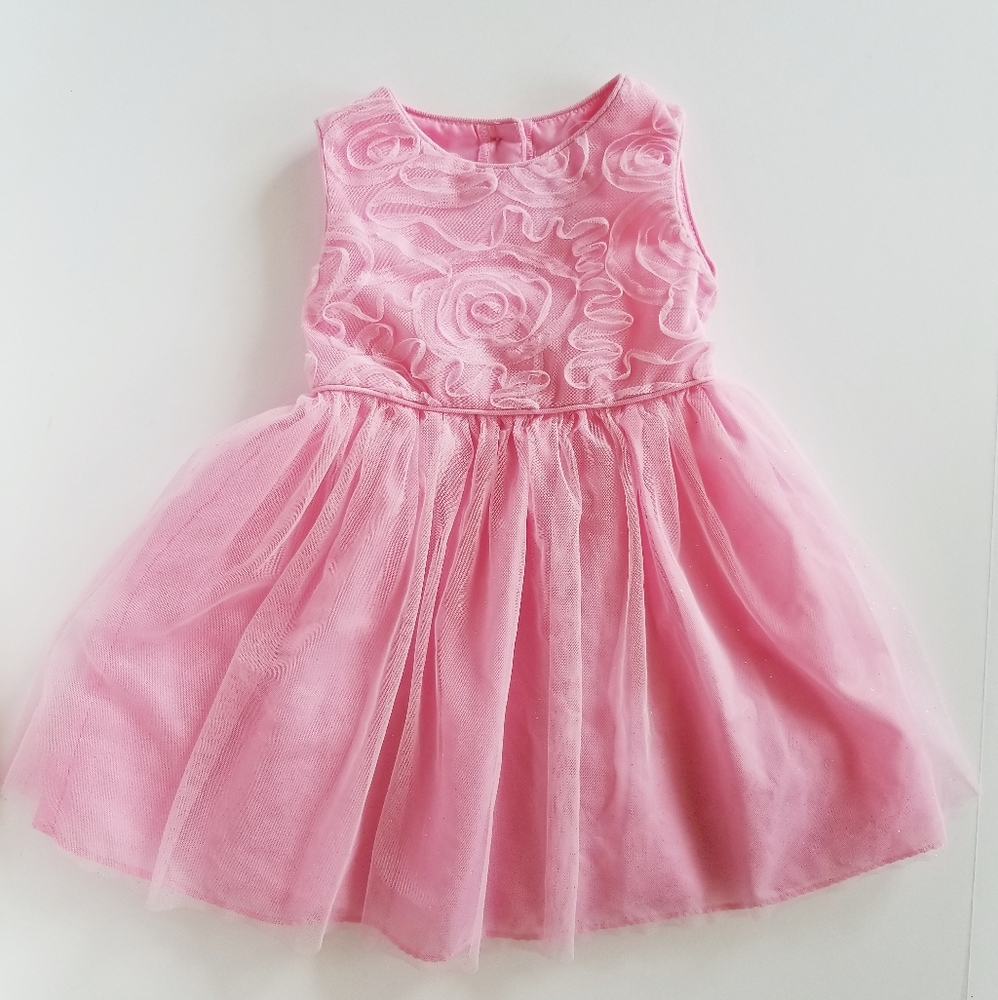 George Girls Pink Tulle Formal Dress 3T